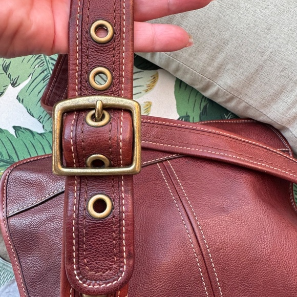 Coach 65th Anniversary Legacy Leather Whiskey Hippie Crossbody Bag 10325 - Picture 7 of 15